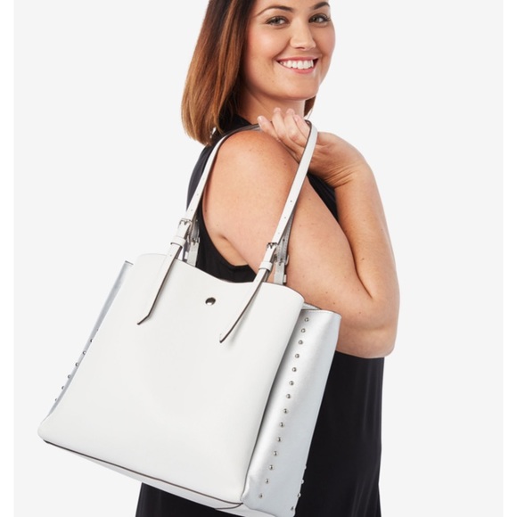 Sondra Roberts Handbags - NWT! Sondra Roberts studded tote! Beautiful!